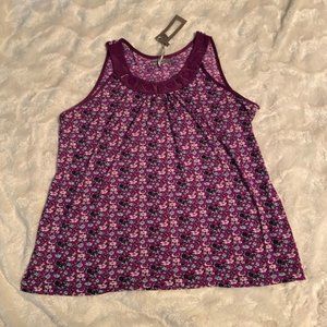 Intrama Floral Tank Top Ladies Size XL/XXL  NWOT